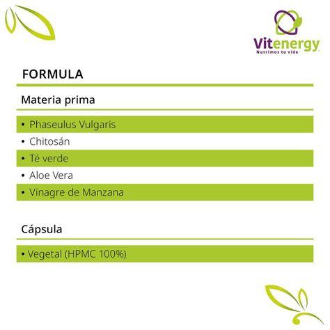 Té Verde Cápsula Gel + Lipo Slim bloqueador de carbohidratos -4