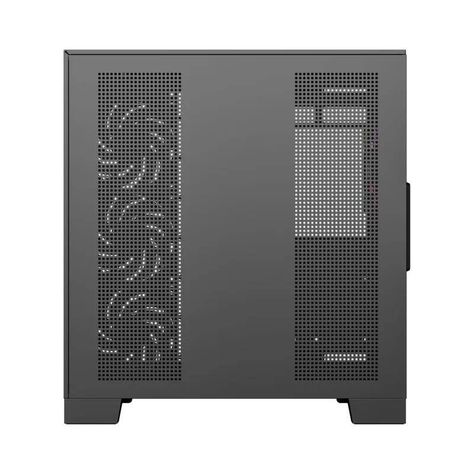 Gabinete Gamer XYZ Tesseract, Vidrio Panorámico 3D, Doble Cámara, 4x Fans ARGB, ATX, Black-4