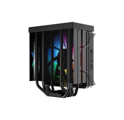 Disipador para CPU XYZ THERMAX PULSAR 6, 1x120mm, 6 Heatpipes, Pantalla T°, Negro-4