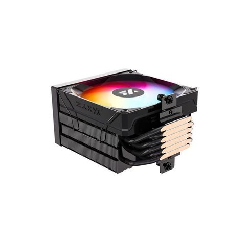 Disipador para CPU XYZ THERMAX PULSAR 6, 1x120mm, 6 Heatpipes, Pantalla T°, Negro-7