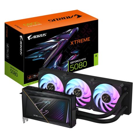 Tarjeta de Video AORUS Nvidia GeForce RTX 5080 XTREME WATERFORCE, 16GB GDDR7, 256-bit-1