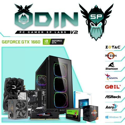 PC Gamer SP Labs Odín V2, 1660 Super, Ryzen 5600X-1