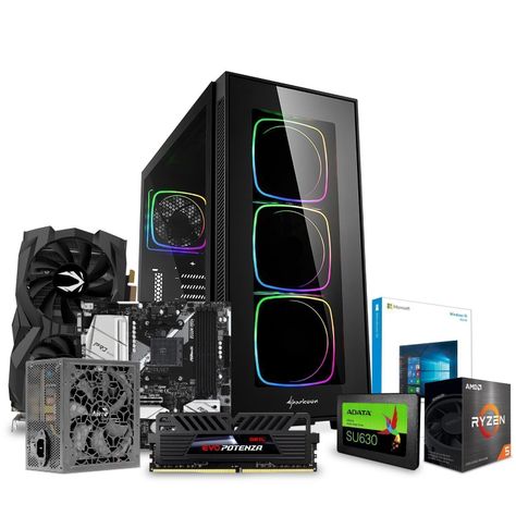 PC Gamer SP Labs Odín V2, 1660 Super, Ryzen 5600X-0