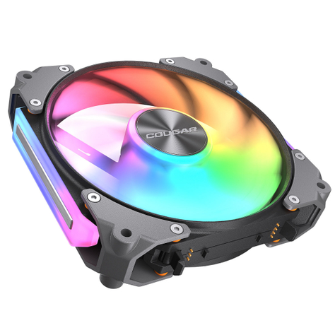 Ventilador Cougar Apolar, ARGB, 120mm, Color Negro, 1 Unidad-1