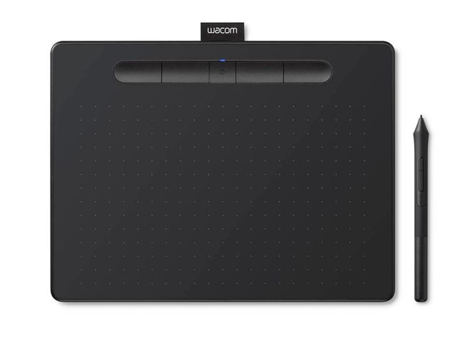 Tableta Digitalizadora Wacom Intuos Bluetooth Creative Pen Tablet (Medium, Black)-0