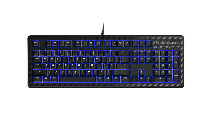 Teclado Gamer SteelSeries Apex 100, Membrana, Inglés, Color Negro-0