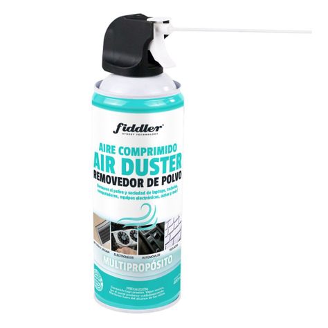 Aire Comprimido Spray Fiddler Multipropósito Air Duster Limpieza PC, 400ml-0