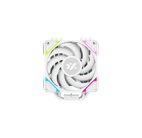 Disipador para CPU XYZ THERMAX 6, 1x Ventilador Vortex 120mm, 6 Heatpipes, A-RGB, Blanco -1