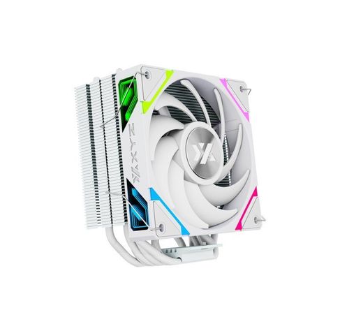 Disipador para CPU XYZ THERMAX 6, 1x Ventilador Vortex 120mm, 6 Heatpipes, A-RGB, Blanco -2