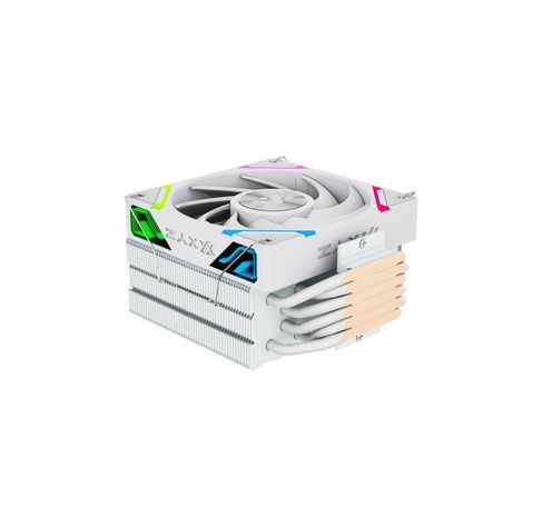 Disipador para CPU XYZ THERMAX 6, 1x Ventilador Vortex 120mm, 6 Heatpipes, A-RGB, Blanco -6