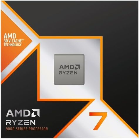 Procesador AMD Ryzen 7 9800X3D, 4.7GHz (5.2GHz Turbo), 8 Cores, 16 Threads, Socket AM5-0
