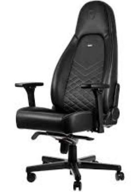 Silla Gamer Noblechairs Icon Black/Platinum White-1