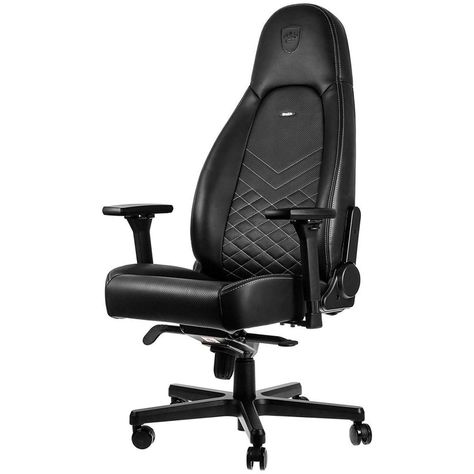 Silla Gamer Noblechairs Icon Black/Platinum White-0