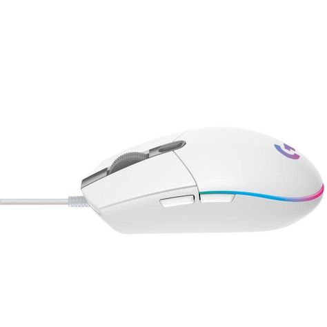  Mouse Gamer Logitech G203 RGB LIGHTSYNC, 6 botones programables, 8.000 DPI, White-2