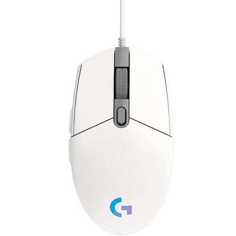  Mouse Gamer Logitech G203 RGB LIGHTSYNC, 6 botones programables, 8.000 DPI, White-1