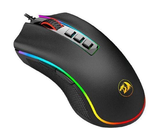 Mouse Gamer Cobra FPS M711-F, 8 Botones Programables, Negro-0