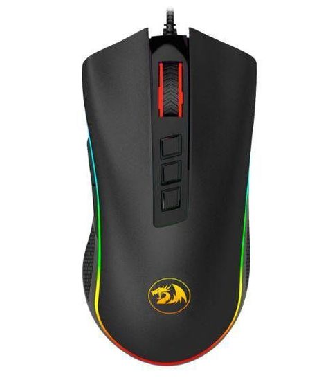 Mouse Gamer Cobra FPS M711-F, 8 Botones Programables, Negro-1