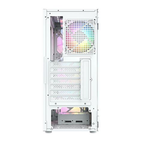 Gabinete Gamer XYZ AIRONE 100 Mesh White, 6x 120/140mm A-RGB Fan, USB 3.0, ATX-5