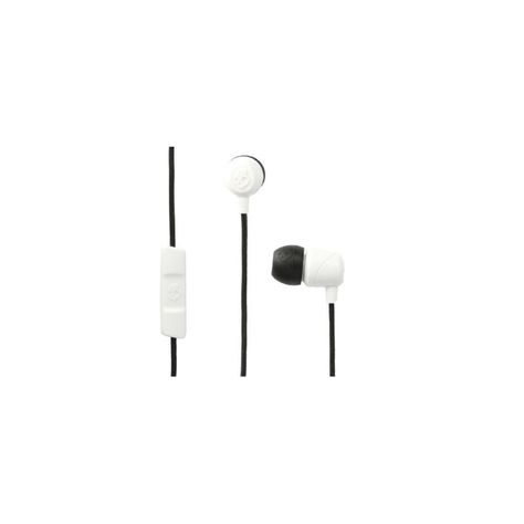 Audífonos Skullcandy JIB con Micrófono, Color Blanco con Negro-1