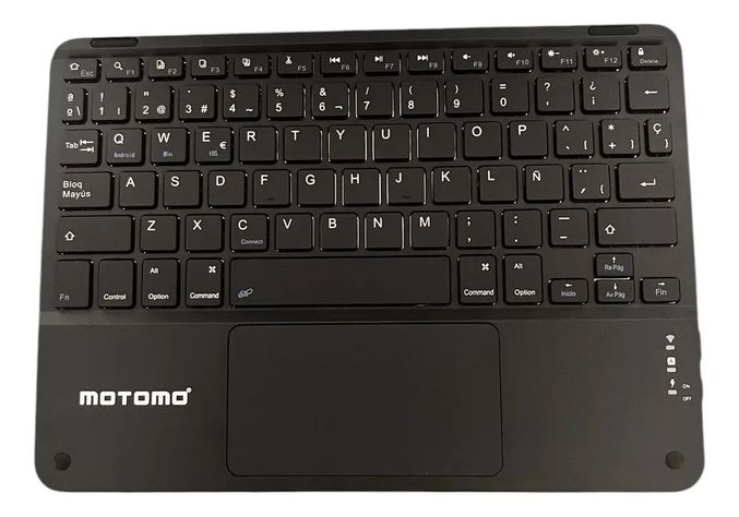 Teclado Inalámbrico Motomo BD-136A, Bluetooth, Color Negro-1