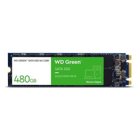 Unidad de Estado Sólido Western Digital Green, 480GB, M.2 2280, 545MB/s-0