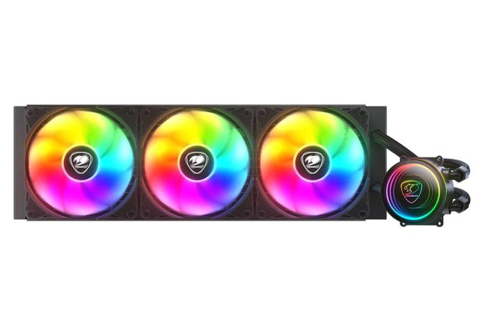 Refrigeración Líquida Cougar Poseidon Elite ARGB 360, 360mm, Intel/AMD, Color Negro-0