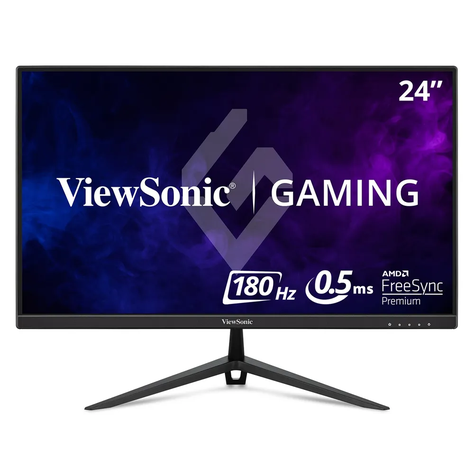 Monitor Gamer Viewsonic VX2428, 24" Full HD, Panel IPS, 180Hz, 0.5ms, FreeSync Premium, Negro-0