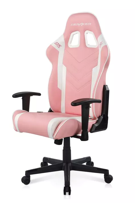 Silla Gamer Pro DXRacer F Series P132 Rosa/Blanco-1