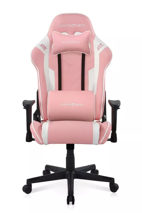 Silla Gamer Pro DXRacer F Series P132 Rosa/Blanco-0