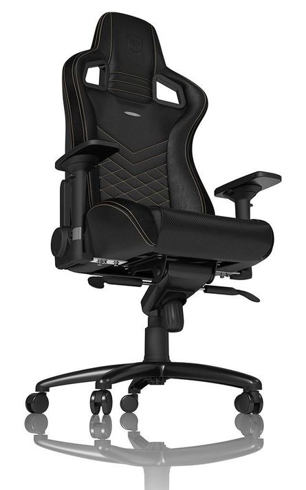 Silla Gamer Profesional Epic Series Negro/Dorado-2