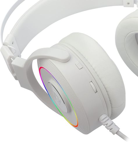 Audífonos Gamer Redragon Lamia H320W, Sonido 7.1 Virtual, 20-20.000Hz, RGB, Incluye Soporte-3