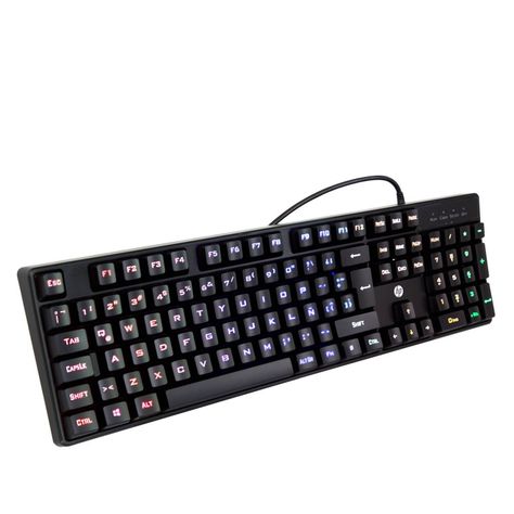 Teclado Gamer de Membrana HP K300, Antighosting-1