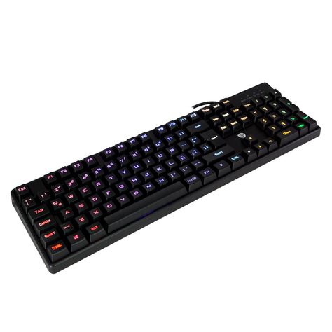 Teclado Gamer de Membrana HP K300, Antighosting-0
