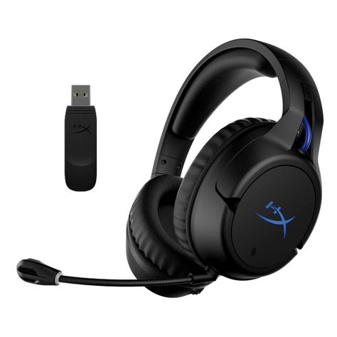 Audífonos Inalámbricos Gamer HyperX Cloud Flight PS5, Over-Ear, USB Dongle, Batería 30 Horas, Negro-1
