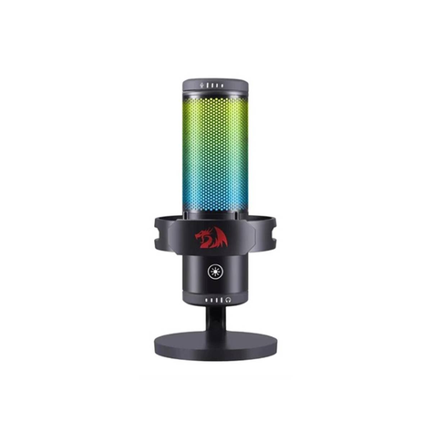 Micrófono para Streaming Redragon Fenris GM301, RGB, Montura Anti Vibración, Conexión por USB-1