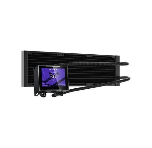 Refrigeración Líquida XYZ HYDROVIEW 360 Black, Pantalla LCD 3.5", A-RGB, Intel/AMD-4