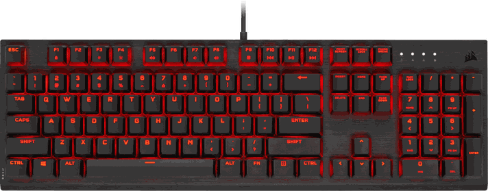 Teclado Mecánico Corsair K60 Pro, Switch Cherry Viola, Negro-0