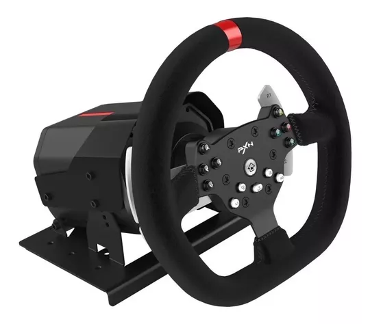 Volante Racing Universal PXN-V10, Incluye Pedales, Incluye Shifter, Force Feedback-1