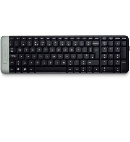 Teclado Logitech K230, Inalámbrico, USB, Negro-0