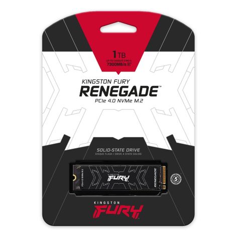 Unidad de Estado Sólido Kingston FURY Renegade 1TB, NVMe M.2-2