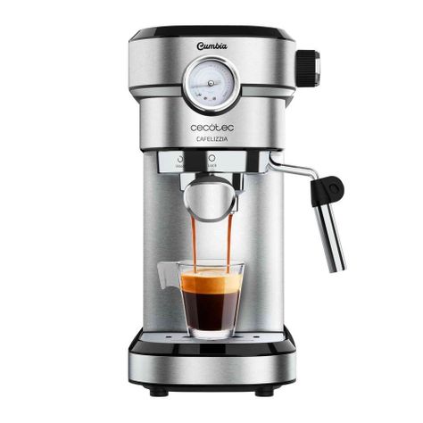 Cafetera para Espressos CECOTEC Cafelizzia 790 Steel Pro, 1350 W, Manometro, Thermoblock, 1.2 L.-0
