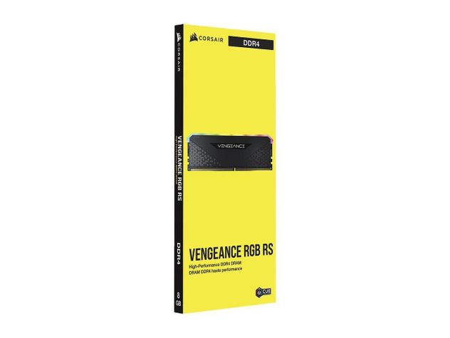 Memoria Ram Corsair Vengeance RGB RS, DDR4, 8GB 3200MHz, DIMM-2