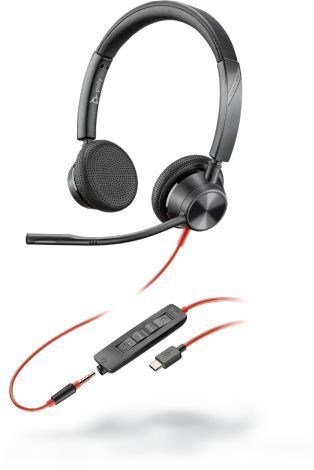 Auriculares para Conferencia Poly Blackwire 3325, Conexión USB-A, Negro-0