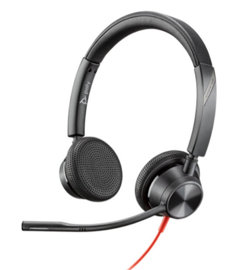 Auriculares para Conferencia Poly Blackwire 3325, Conexión USB-A, Negro-1