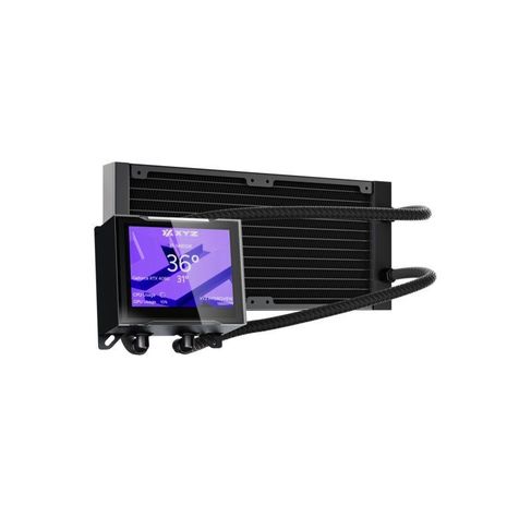 Refrigeración Líquida XYZ HYDROVIEW 240 Black, Pantalla LCD 3.5", A-RGB, Intel/AMD-4