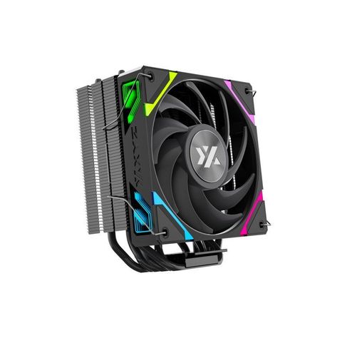 Disipador para CPU XYZ THERMAX 6, 1x Ventilador Vortex 120mm, 6 Heatpipes, A-RGB, Negro -2