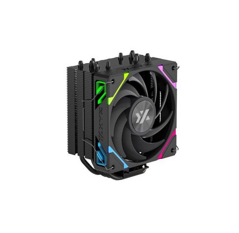 Disipador para CPU XYZ THERMAX 6, 1x Ventilador Vortex 120mm, 6 Heatpipes, A-RGB, Negro -3
