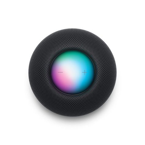 Asistente Virtual Apple Homepod Mini, Audio 360º, Cancelación de Ruido, Gris Espacial-1