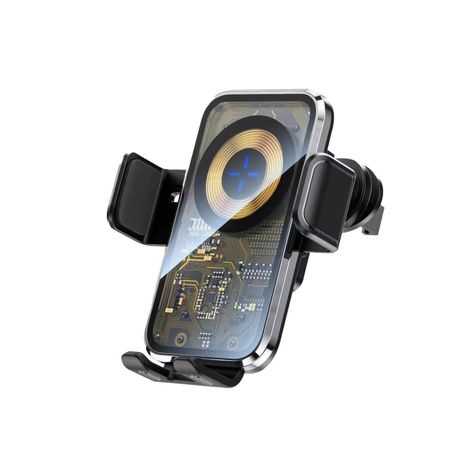 Soporte de Teléfono para Auto con Carga Inalámbrica Motomo X11, Carga Rápida 15W-1