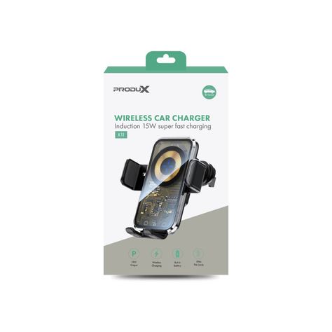 Soporte de Teléfono para Auto con Carga Inalámbrica Motomo X11, Carga Rápida 15W-2